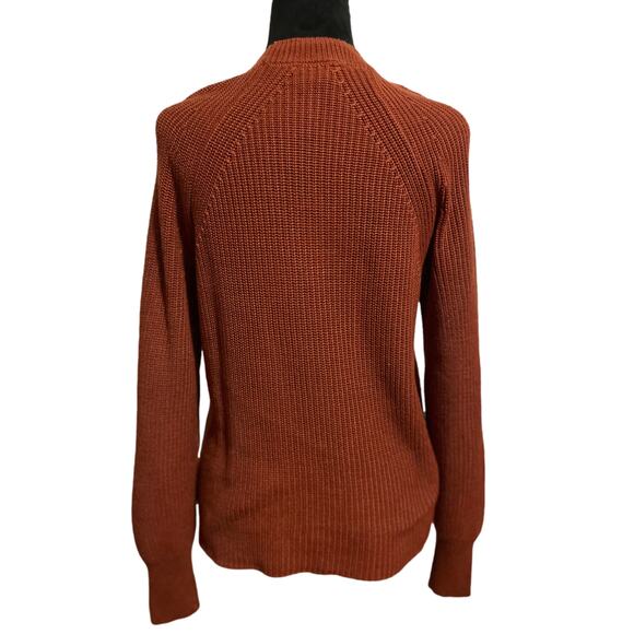 EUC Jessica Simpson Rust Rib Knit Sweater Size Small - Picture 4 of 10